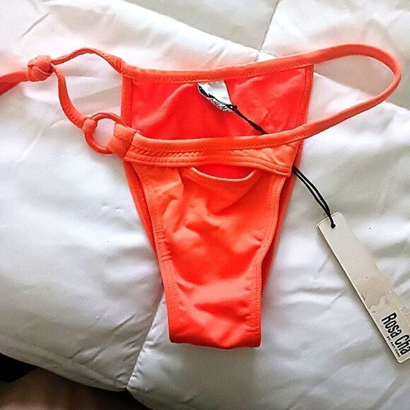 Rosa Chá Amir Cut Out Brazilian Sexy Bikini Size Small - Picture 11 of 11